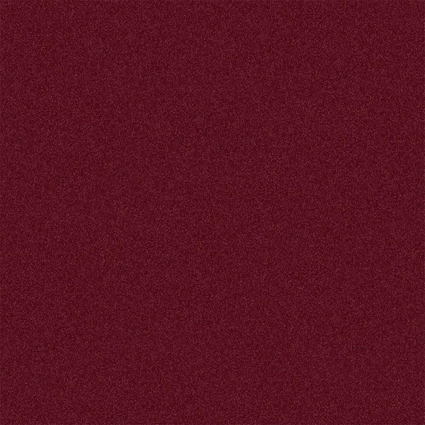 Watercolors II - Grenadine - Red 38.4 oz. Polyester Texture Installed Carpet