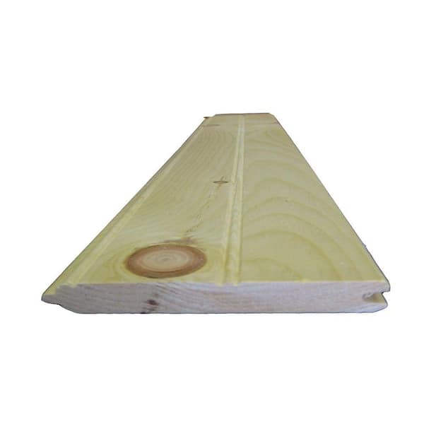 Unbranded Pattern Stock Tongue and Groove Board (Common: 1 in. x 6 in. x 10 ft.; Actual: 0.656 in. x 5.37 in. x 120 in.)