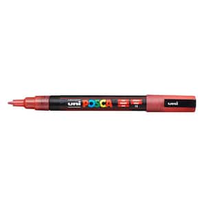 PC-3M Fine Bullet Paint Marker, Glitter Red
