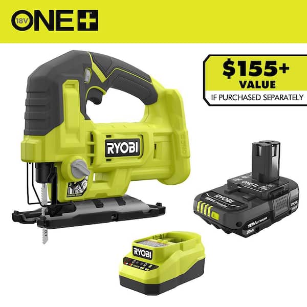 ONE+ 18V Cordless Jig Saw with FREE 2.0 Ah Battery and Charger Kit