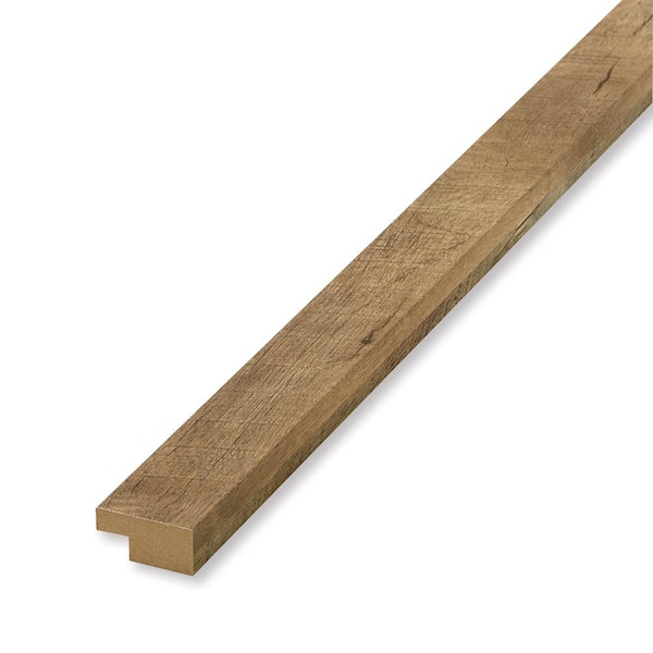 Unbranded LCAP 3/4 in. x 1-1/2 in. x 96 in. Rough Sawn Oak MDF Shiplap Panel