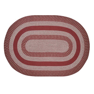 Bohemian Braided Oval Rug Cotton 3x4 Feet Floor Area Rug Home Decor Gypsy  Carpet