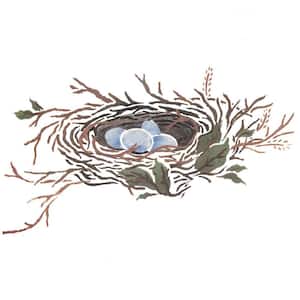 Bird's Nest with Eggs Wall Stencil by DeeSigns
