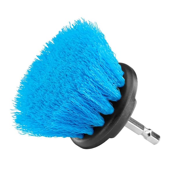 1pc Blue 2-in-1 Gap Cleaning Brush With Tweezers