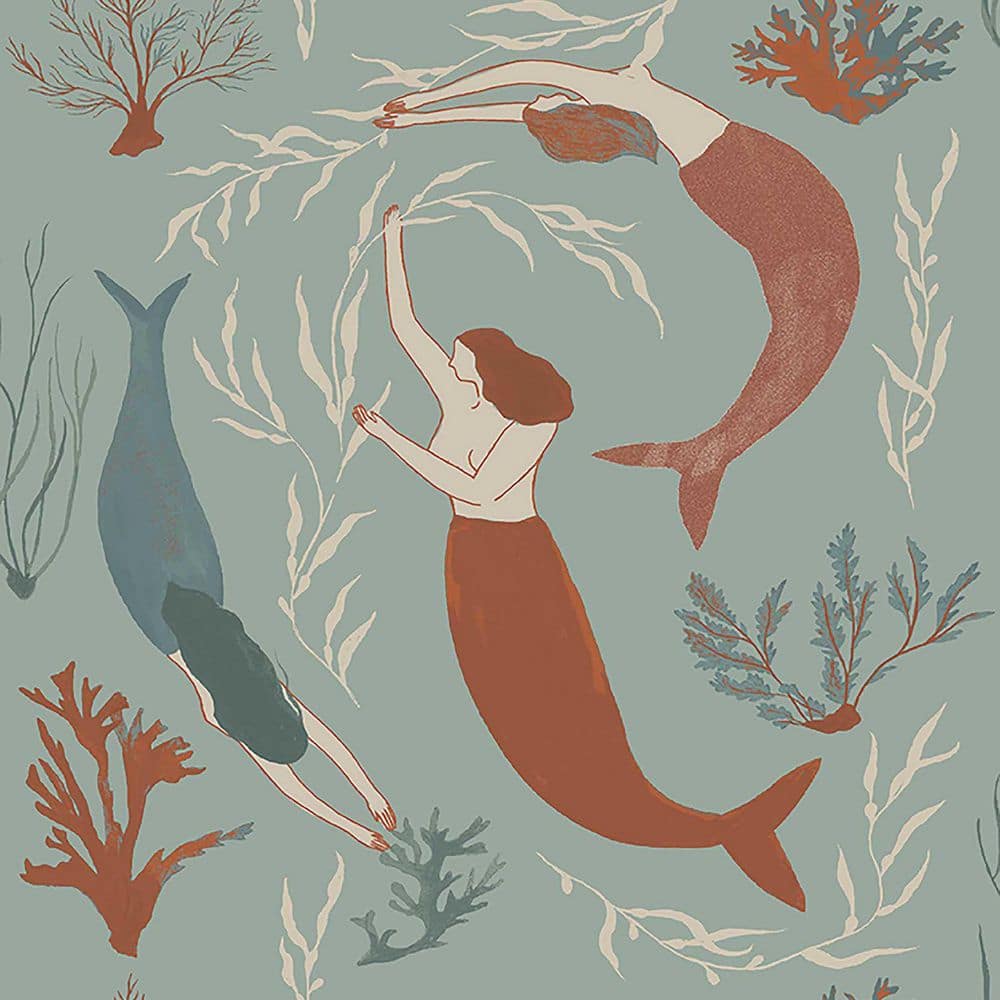 Muses Pool Vinyl Peel and Stick Wallpaper Roll (Covers 30.75 sq. ft.)