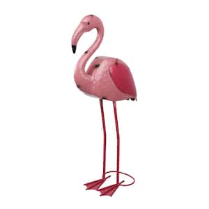 Metal Mexican Art Style Pink Flamingo Decor