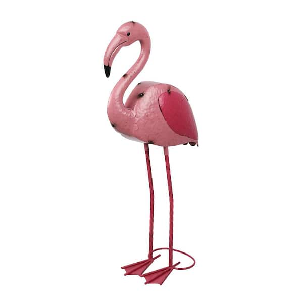 Alpine Corporation Metal Mexican Art Style Pink Flamingo Decor IPS516 ...