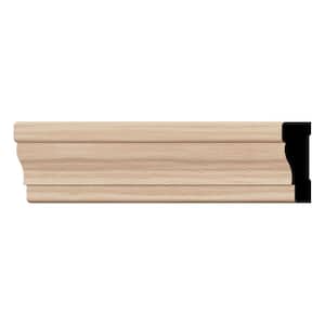 WM356 0.69 in. D x 2.25 in. W x 96 in. L Wood Red Oak Baseboard Moulding