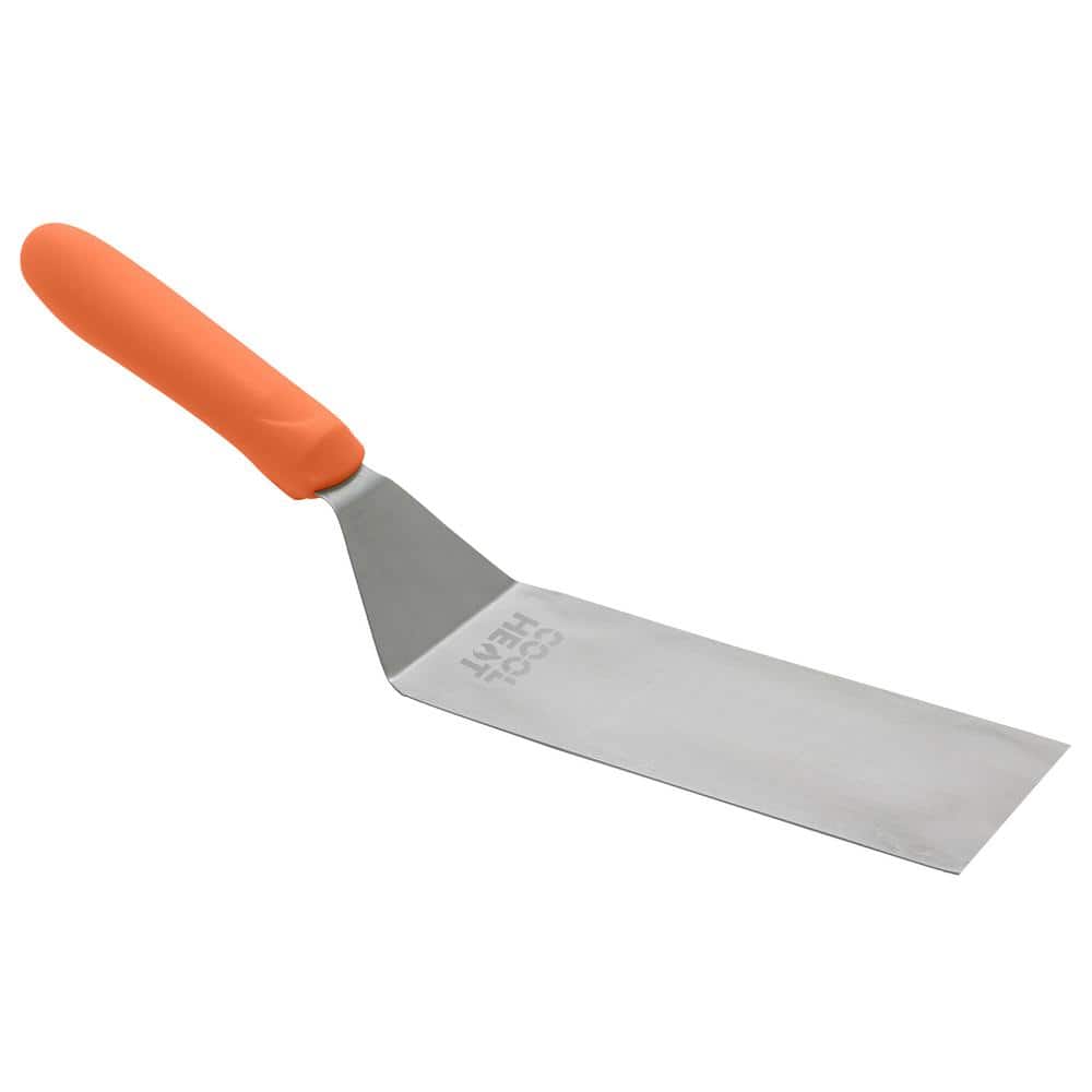 Orange Handle Stainless Steel Offset Turner