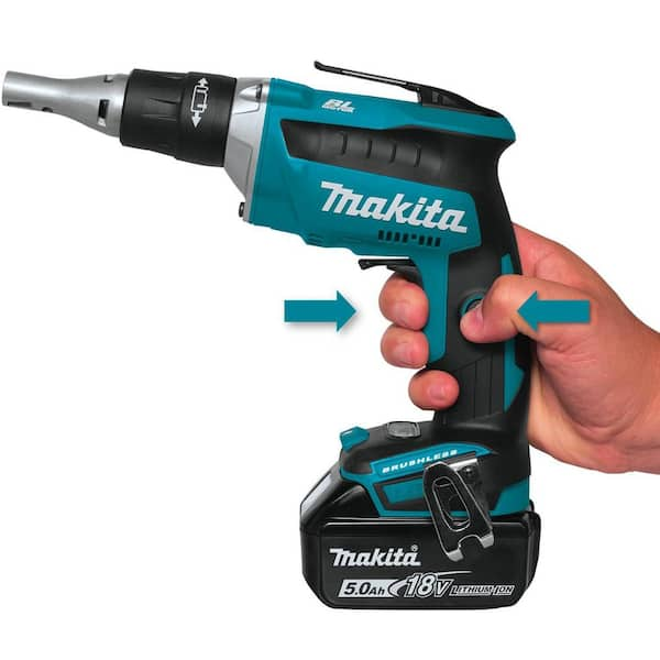 MAKITA Bat. Mini-amoladora DGA518ZU 125mm SAR ADT AFT dial BL 18V