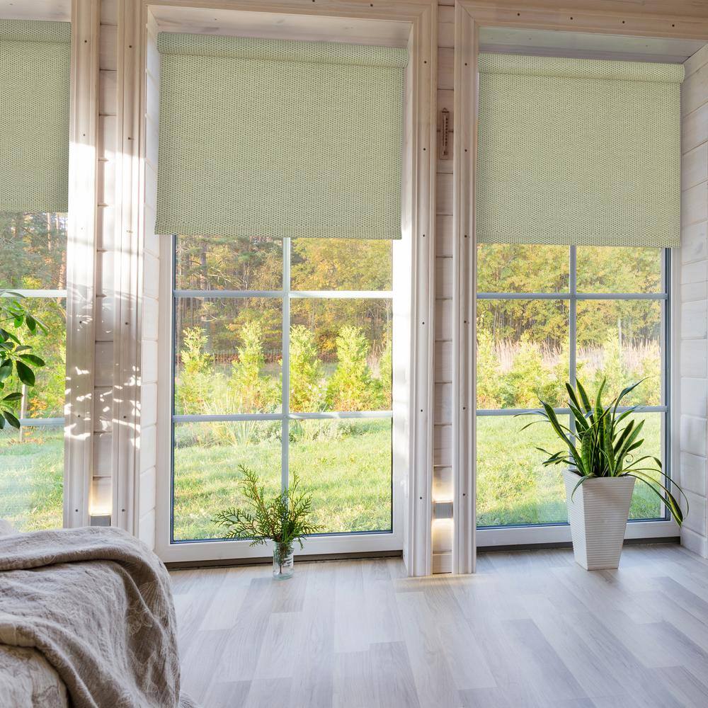 Driftwood Cordless Woven Fabric Roman Blackout Shade 32" x 72"