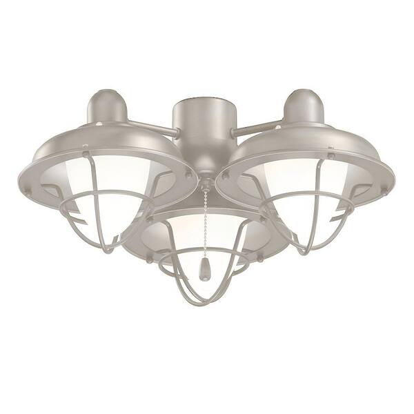 Illumine Zephyr 3-Light Summer White Ceiling Fan Light Kit