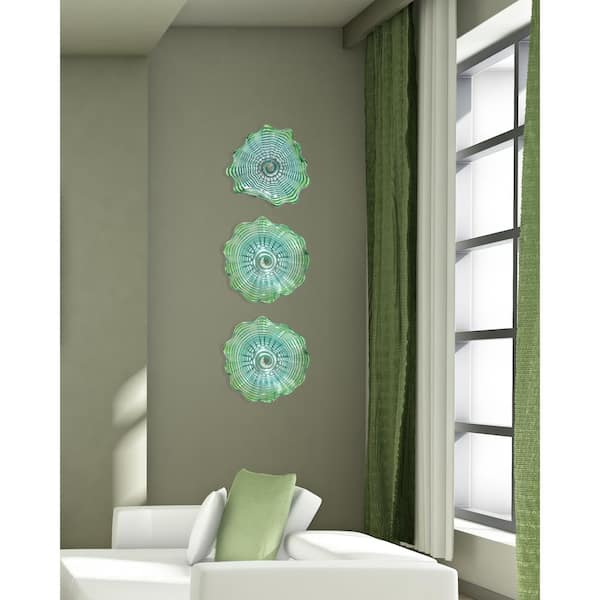 Dale Tiffany Waterfront 2 in. Wall Art Decor with Hand Blown Art Glass  Style AW13228-D9 - The Home Depot