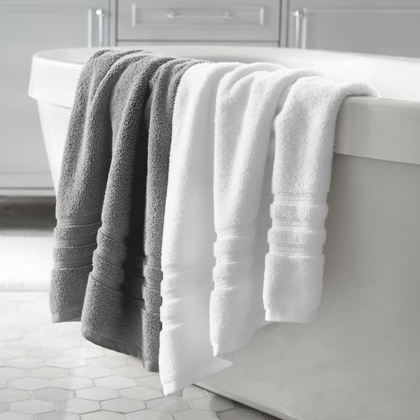 Handtuch CHECKED Egyptian Cotton Bath Towels, For Hotel, Size: 33 X 66  Inches