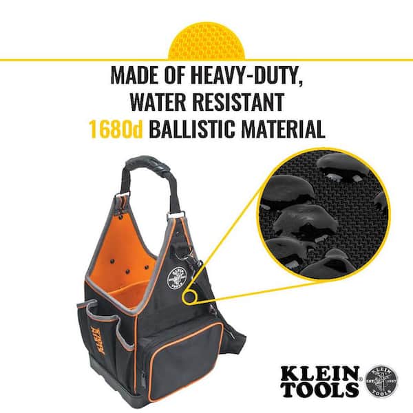 Klein Tools Tool Bag, Tradesman Pro Tool Tote, 20 Pockets, 8-Inch