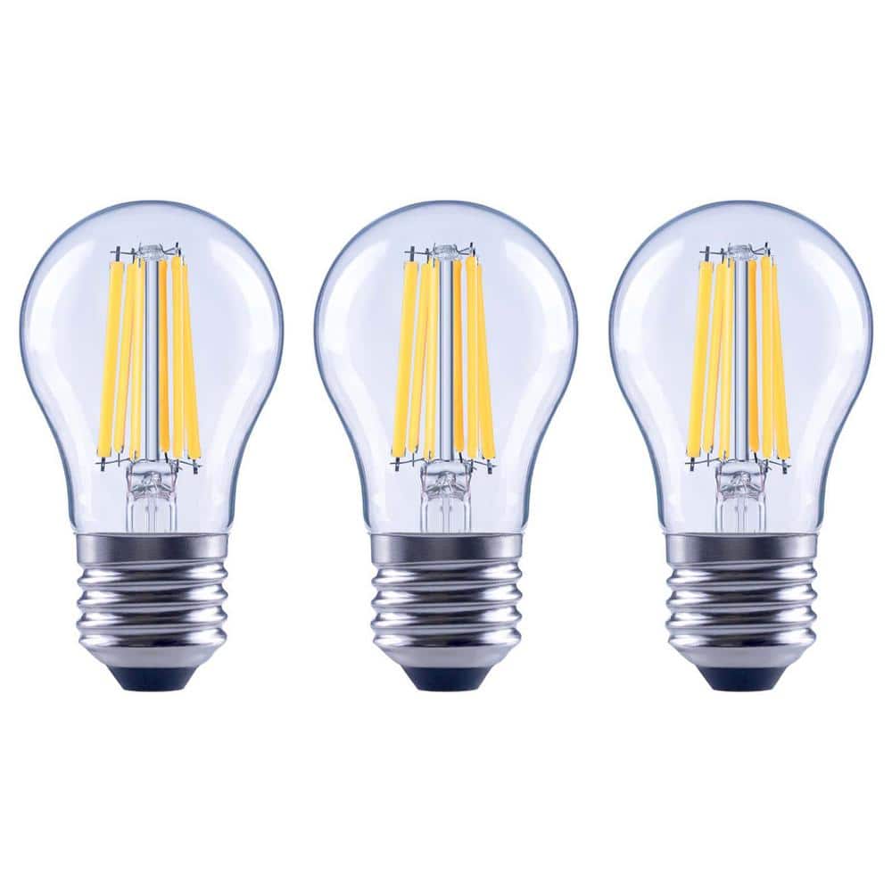 100-Watt Equivalent A15 Dimmable Appliance Fan Clear Glass Filament LED Vintage Edison Bulb Soft White (3-Pack) FG-04204 - The Home Depot