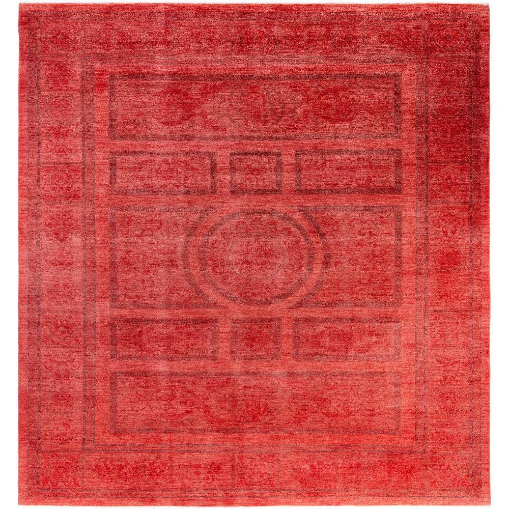 OYYO / Red Melange 90cm scope 風呂敷 Chloe & Olivia Home Vibrance Pink 9 X 12 Hand-Knotted Wool Indoor