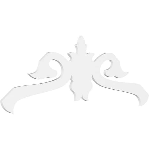 Ekena Millwork Florence 1 in. D x 27 in. W x 72 in. L Signature Urethane Gable Pediment
