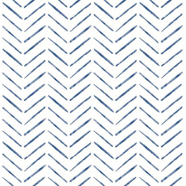 NuWallpaper Indigo Holden Peel and Stick Wallpaper Sample