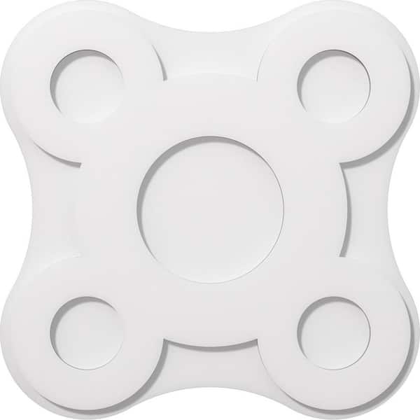 Ekena Millwork 1 in. P X 7-1/2 in. C X 22 in. OD Luna Architectural Grade PVC Contemporary Ceiling Medallion
