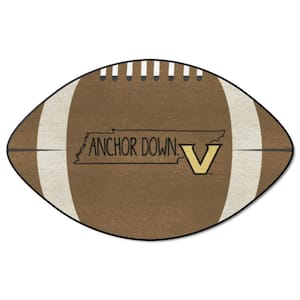Vanderbilt Commodores Brown 2 ft. x 3 ft. Football Area Rug