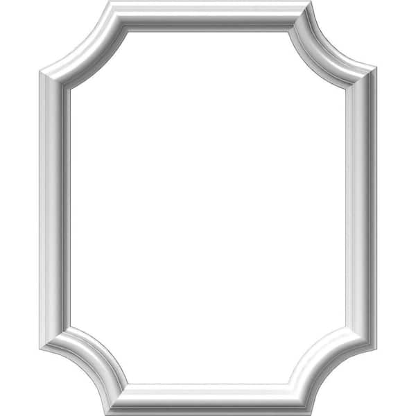 16 in. W x 20 in. H x 1/2 in. P Ashford Molded Scalloped Wainscot Wall Panel