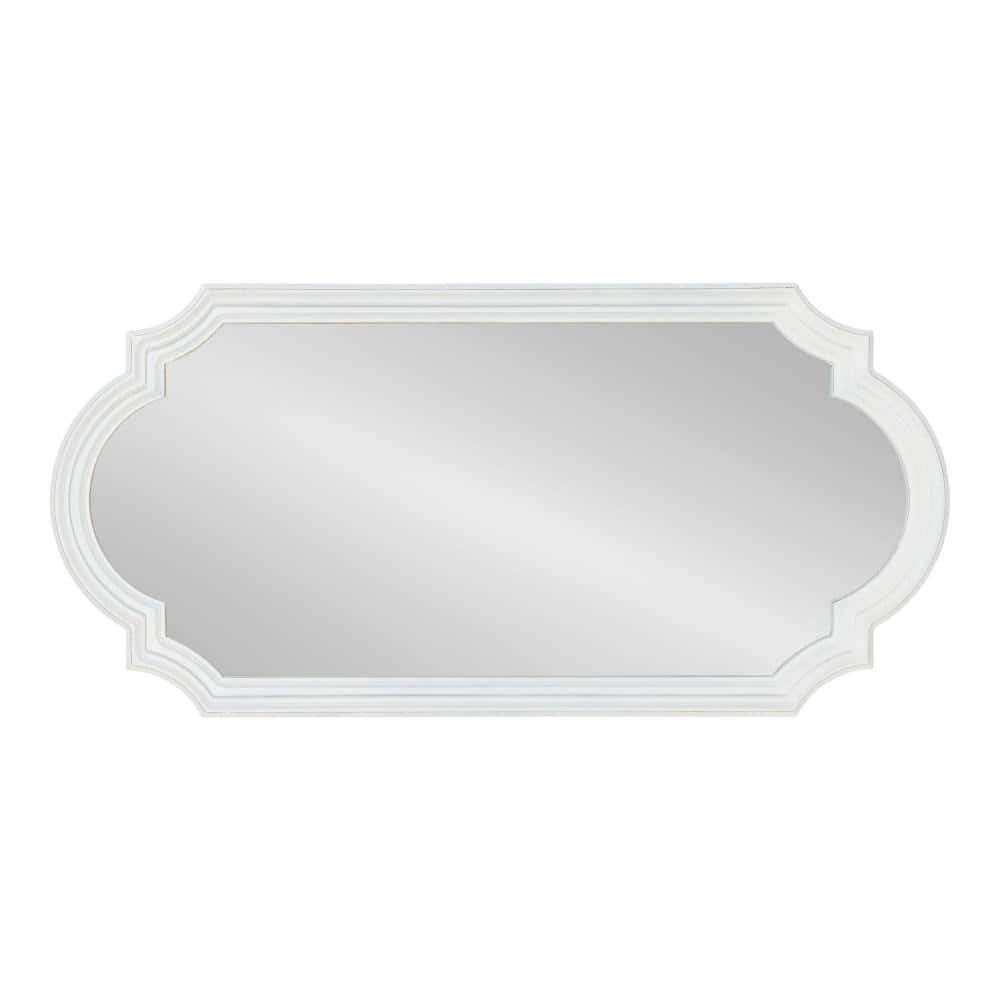 Fairbourne Rustic Gray Full-Length Rectangular Wood Wall Mirror