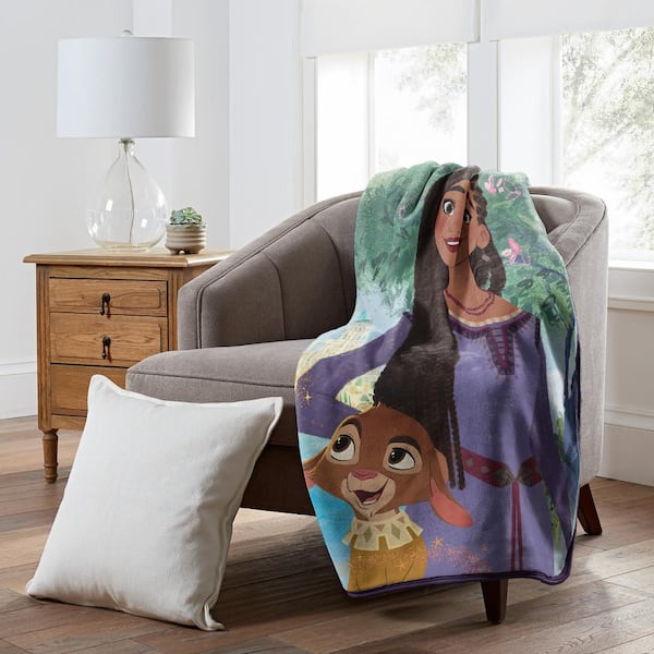 Northwest Disney Wish Silk Touch Throw Blanket, 46 x 60 Inches, Friendship