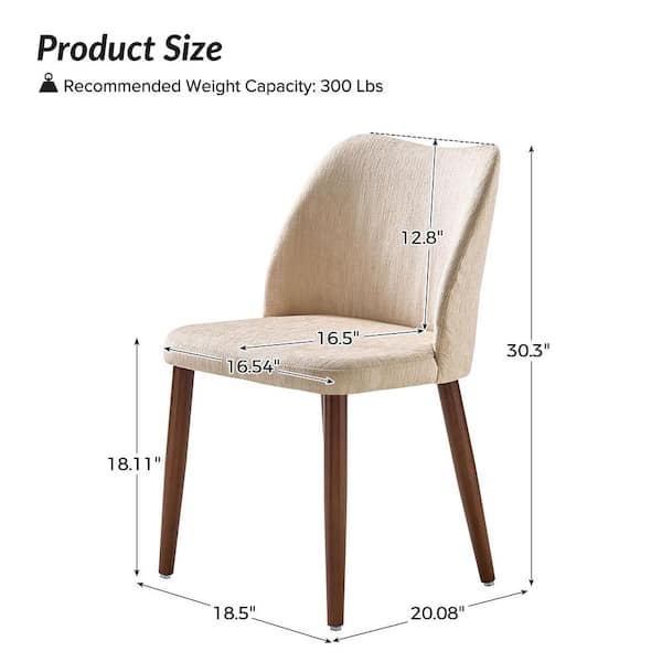 豊富なギフト Modern Ivory Eliseo CREATION JAYDEN Upholstered Chair Dining ダイニングチェア
