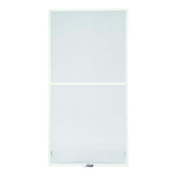 Andersen 35-7/8 in. x 46-27/32 in. 200 and 400 Series White Aluminum Double-Hung Window Screen for Andersen Window Size 30310