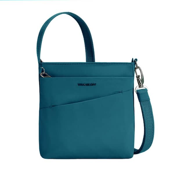 Anti-Theft Capri Blue Roam Small Crossbody Tote Bag