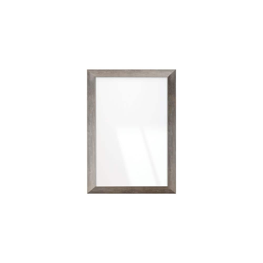 Rustic-Weathered Gray Barnwood Framed Wall Mirror 32 in. W x 46 in. H -  BrandtWorks, 141M4