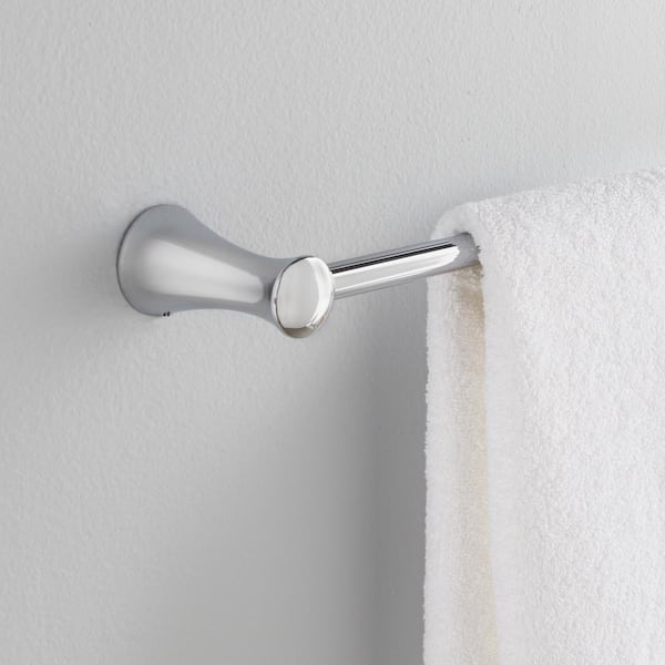 Reviews for Delta Lahara 24 in. Wall Mount Towel Bar Bath Hardware  Accessory in Polished Chrome