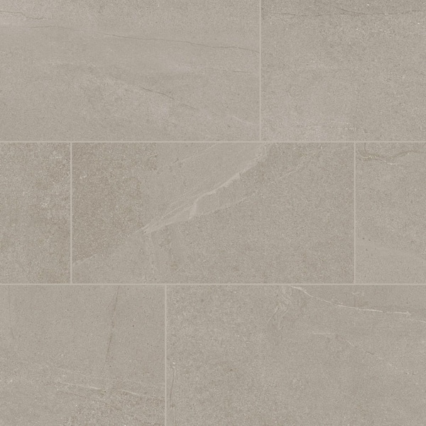 Daltile Calgary Fog 12 in. x 24 in. Matte Porcelain Floor and Wall Tile (17.02 sq. ft. /case)