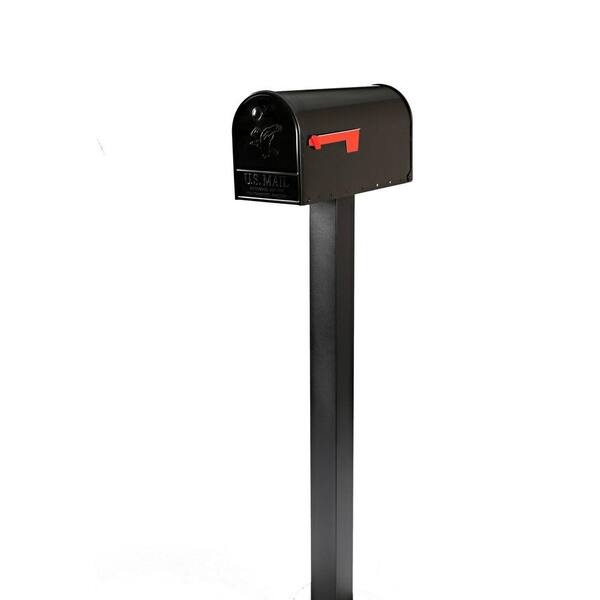 Gibraltar Mailboxes Elite Plus Double Door Steel Post-Mount