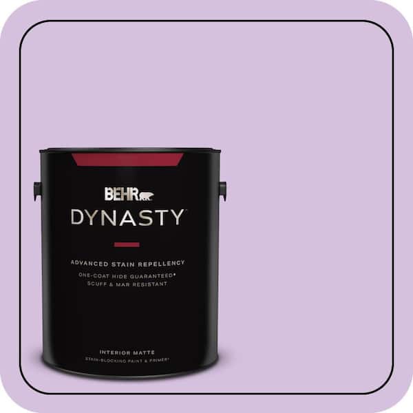 BEHR DYNASTY 1 gal. #660A-3 New Violet Matte Interior Stain-Blocking Paint & Primer