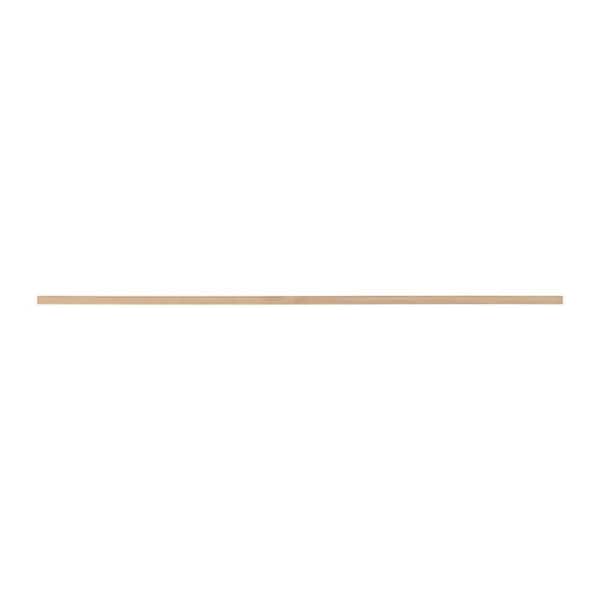 91.5 in. W x 1.5 in. H Decorative Edge Moulding in Unfinished for CLICKREADY Technology