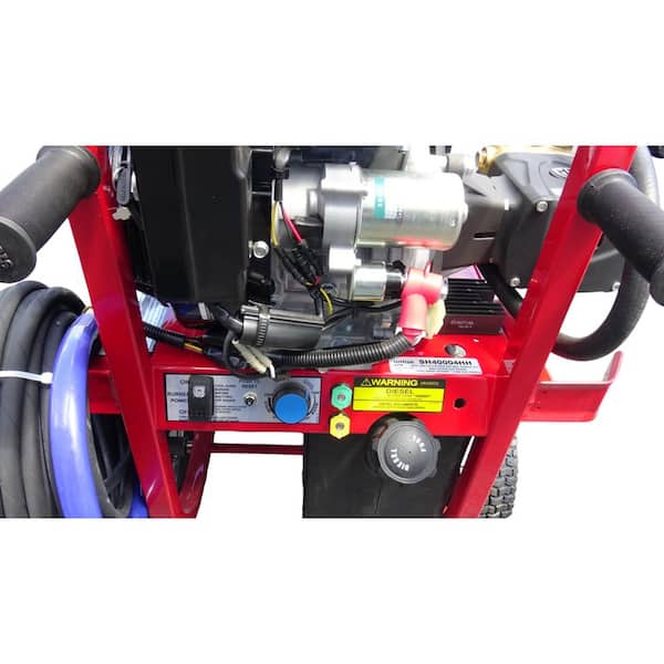 Pressure-Pro Dirt Laser 4000 PSI 3.5 GPM Hot Water Gas Pressure Washer with Honda GX390 Engine