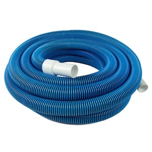 HYDROMAXX 1.5 in. x 50 ft. Heavy-Duty Blue Swimming Pool Discharge