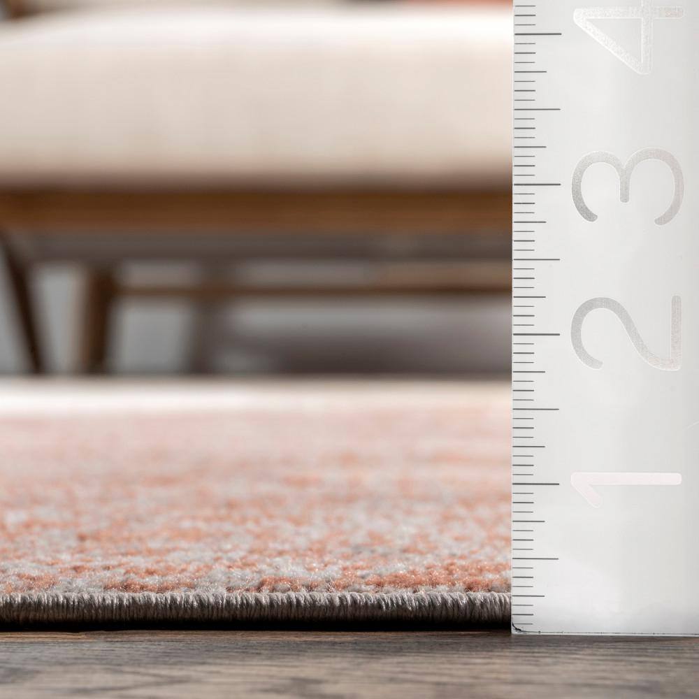Emelia Abstract Multicolor Synthetic Area Rug