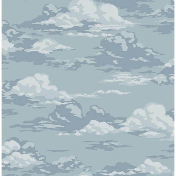 Advantage Blue Cumulus Clouds Wallpaper Sample