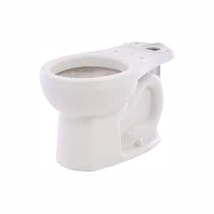H2Option Siphonic Dual Flush Round Front Toilet Bowl Only in White