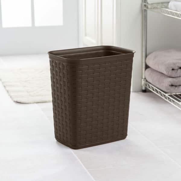Small Trash Can Wastebasket Garbage Can Container Bins For Bathrooms Laundry Room Kitchens Offices Dorms White - View #11