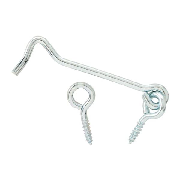 (3-Pack) 2 in. Zinc-Plated Hook and Eye
