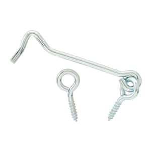 2 in. Zinc-Plated Hook and Eye (3-Pack)