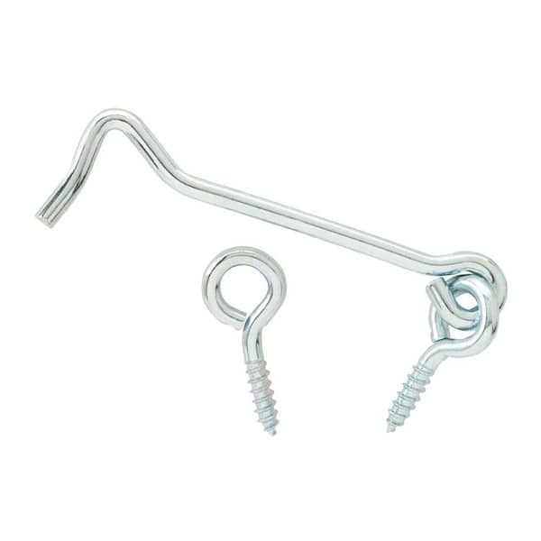 Everbilt 2 in. Zinc-Plated Hook and Eye (3-Pack)