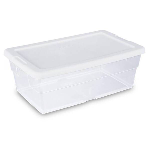 4pcs Stackable Small Food Storage Container Box with Flip Lid