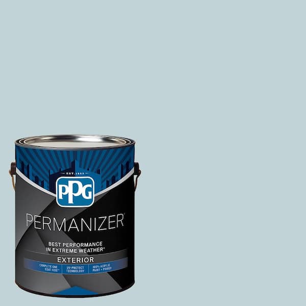 PERMANIZER 1 gal. PPG1149-3 Scandinavian Sky Flat Exterior Paint