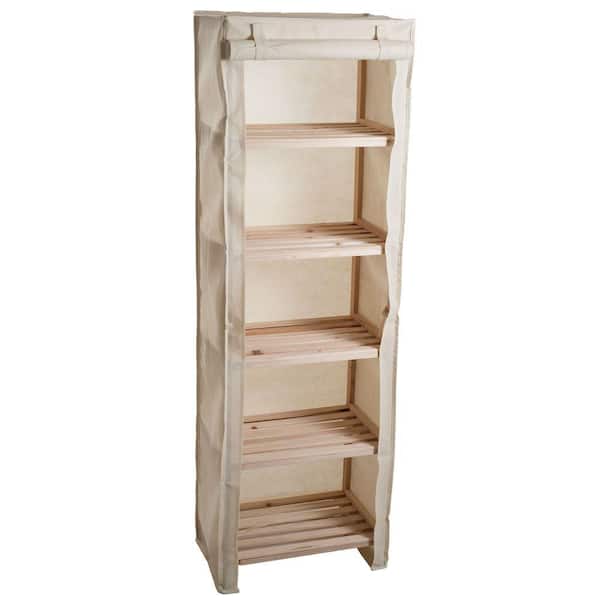 5 Tier Wood Storage Shelving Rack, Shelving And Storage