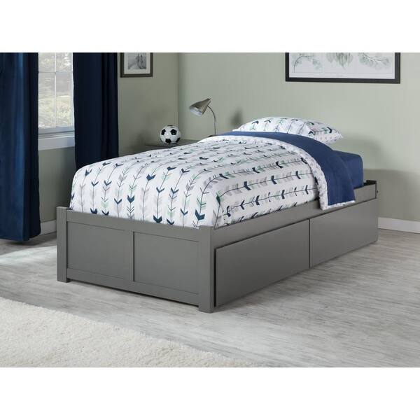 Afi Concord Twin Xl Platform Bed With, Twin Xl 6 Drawer Storage Bed